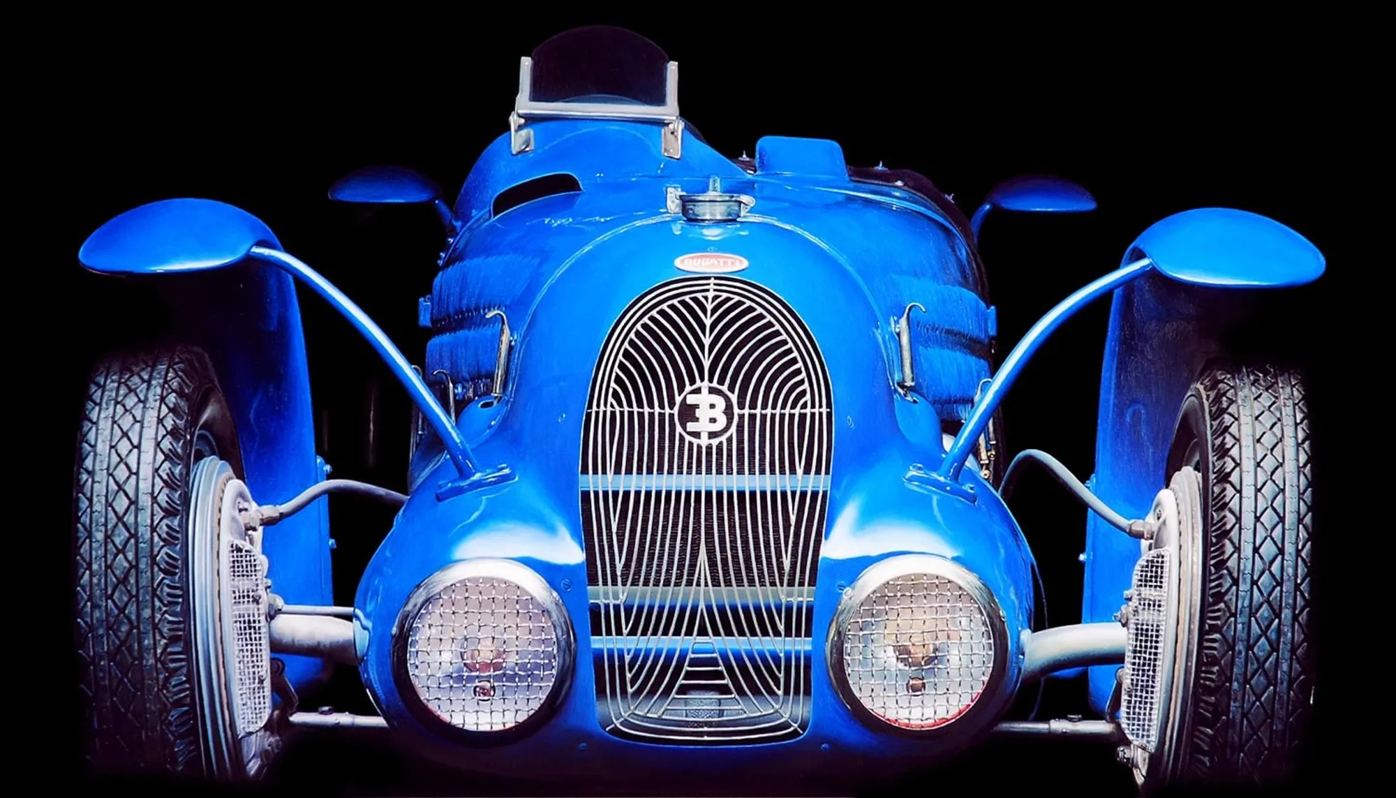 Dipinto di Andrea Del Pesco: BUGATTI TYPE 59/50B BIPLACE — olio su tela