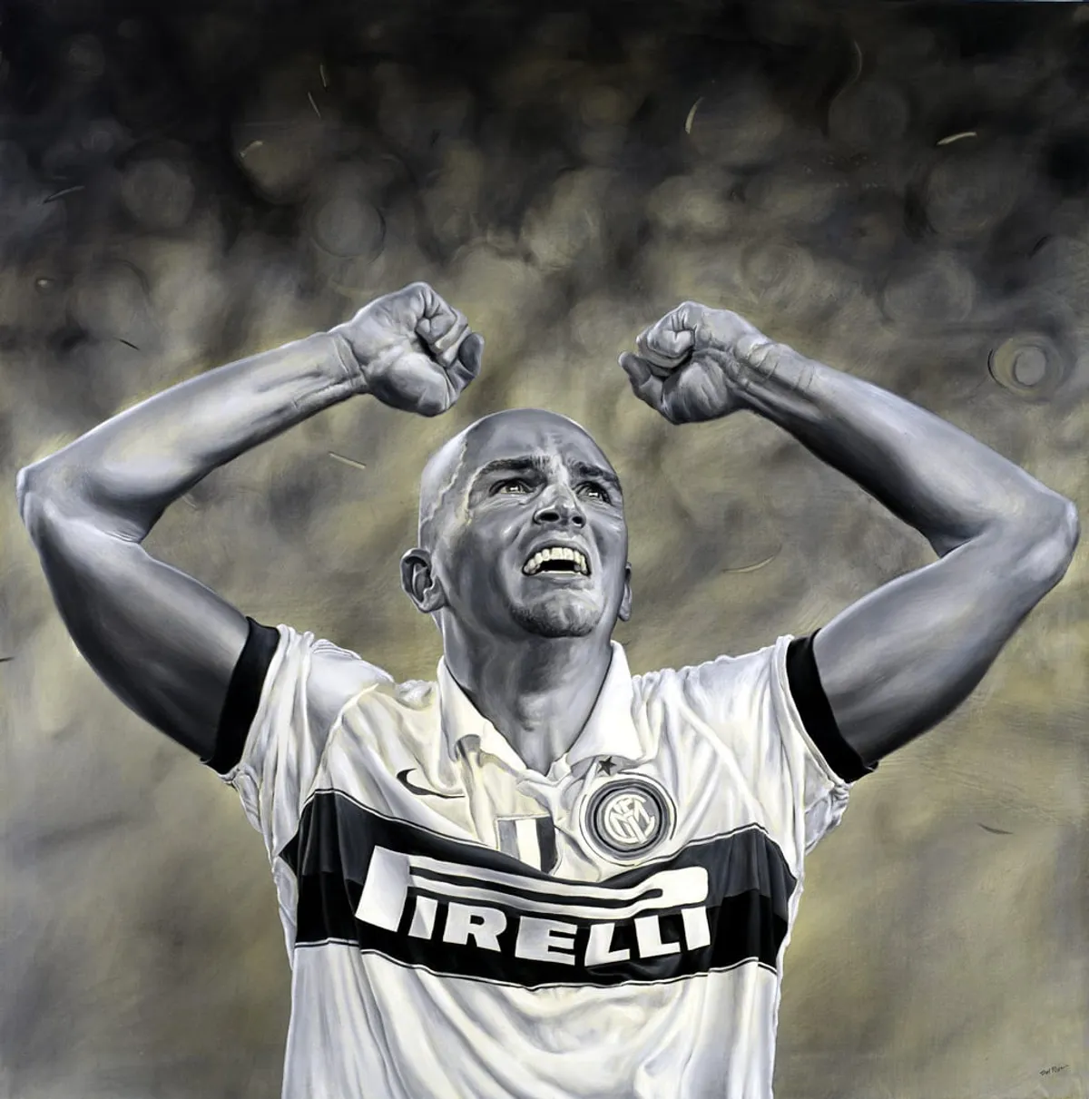 Dipinto di Andrea Del Pesco: ESTEBAN CAMBIASSO — olio su tela