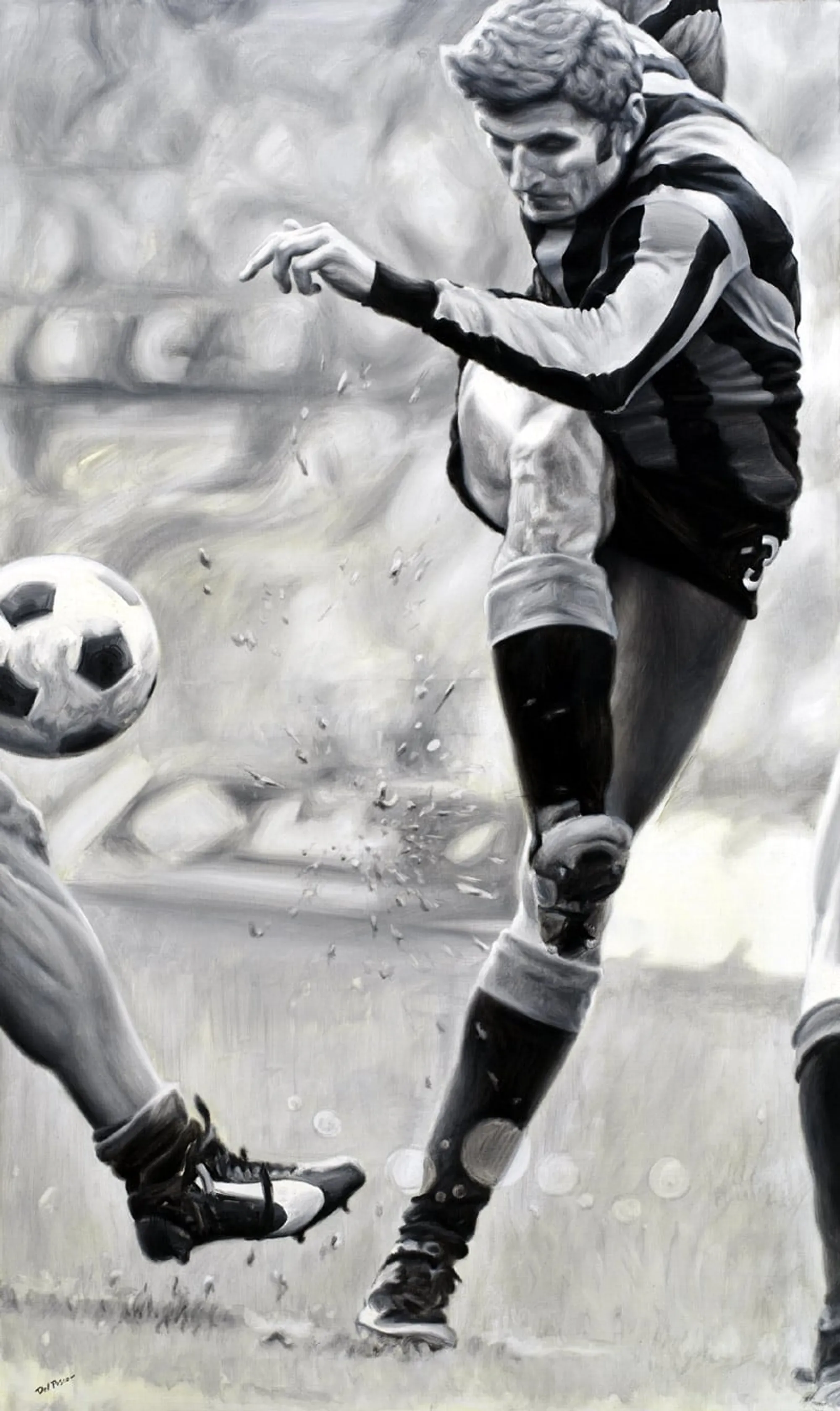 Dipinto di Andrea Del Pesco: GIACINTO FACCHETTI — olio su tela